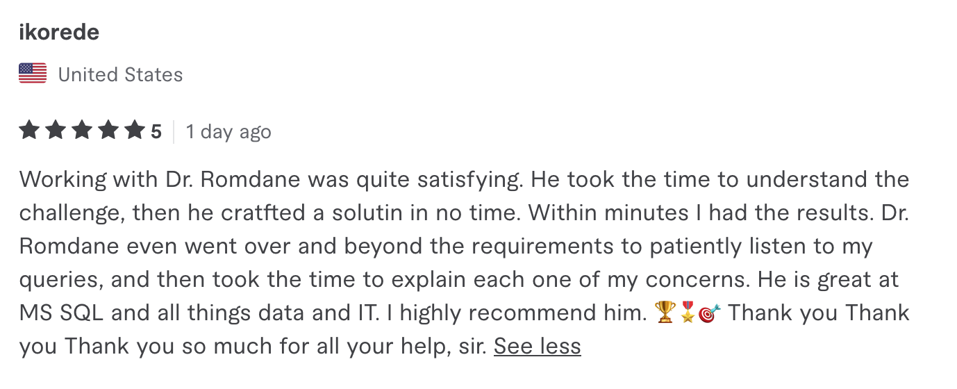 Customer Review
